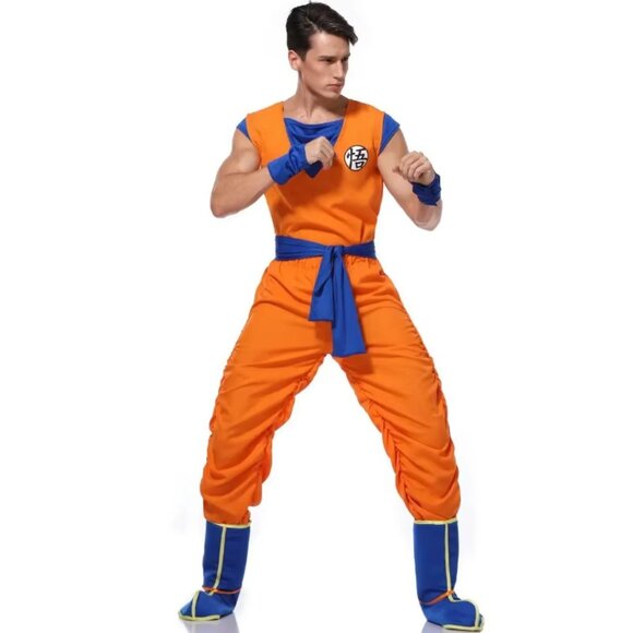 🔥 Adult Son Goku Cosplay Costume – Dragon Ball Z size M🔥 - Picture 1 of 2